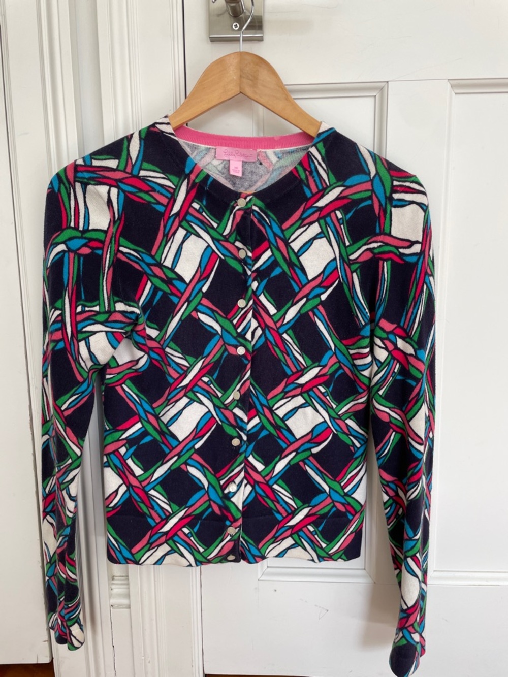 Lilly Pulitzer Knit Cardigan - Pink, Teal, Green, White, Navy